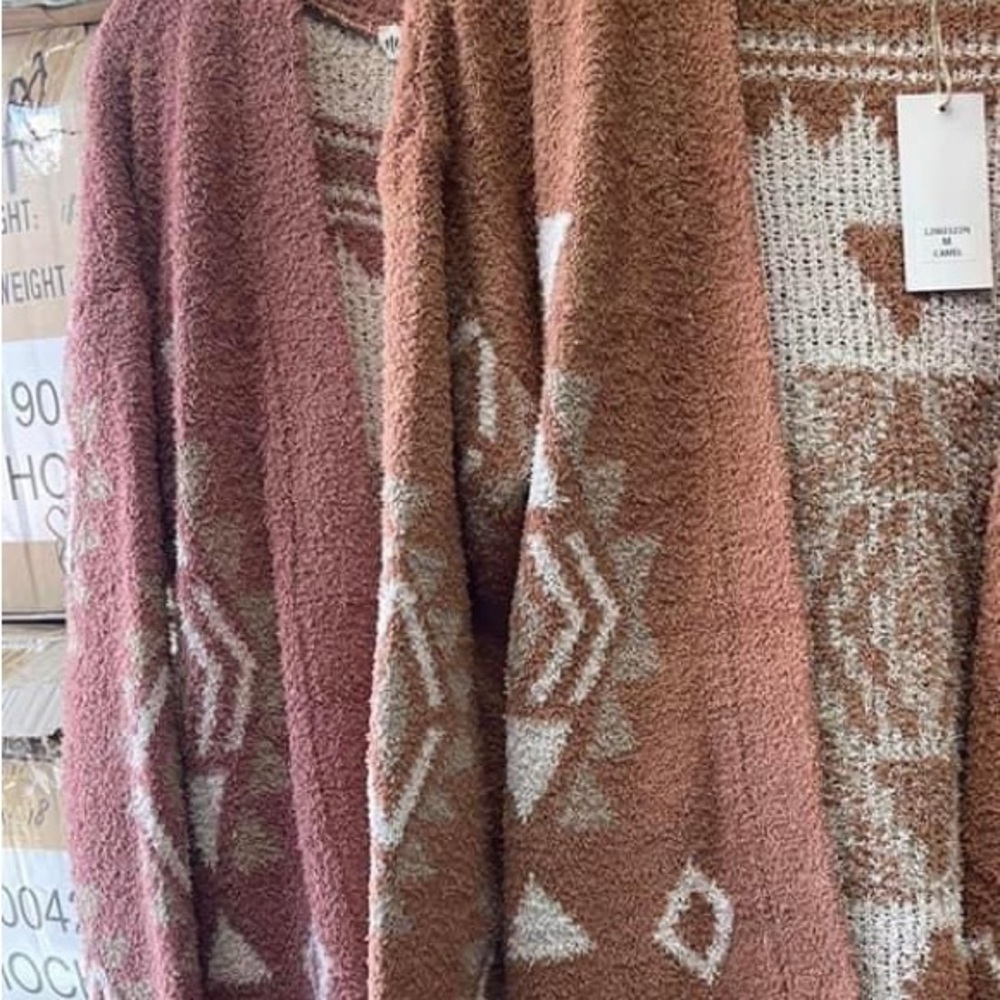 MAUVE Aztec Cardigan